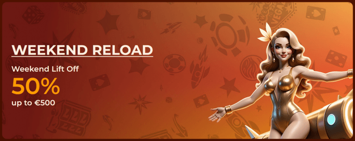 Vegazone weekend reload bonus