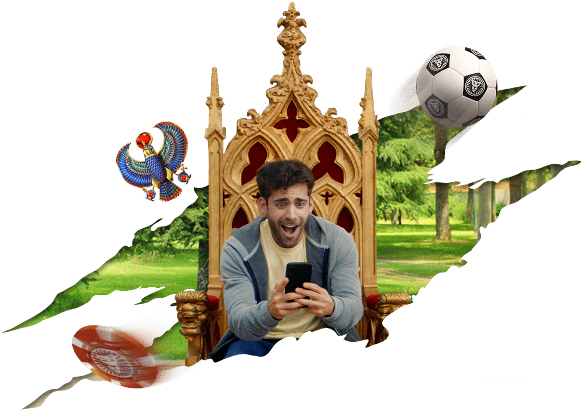 Banner de Leovegas Casino mostrando juegos y promociones