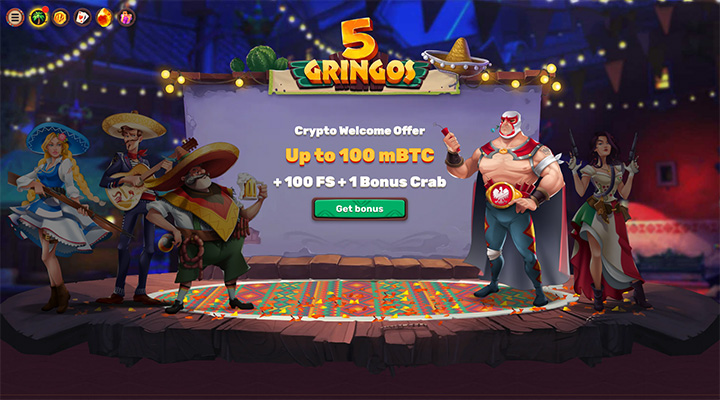 5Gringos Casino Interface