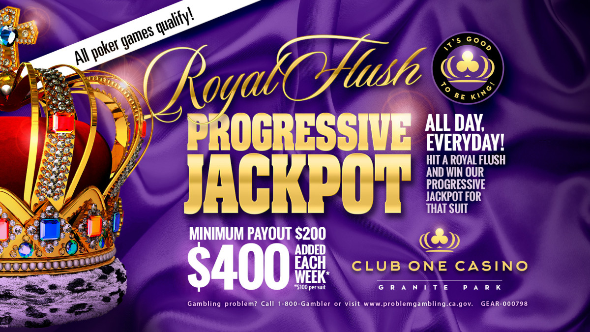Royal Flush bij One Casino