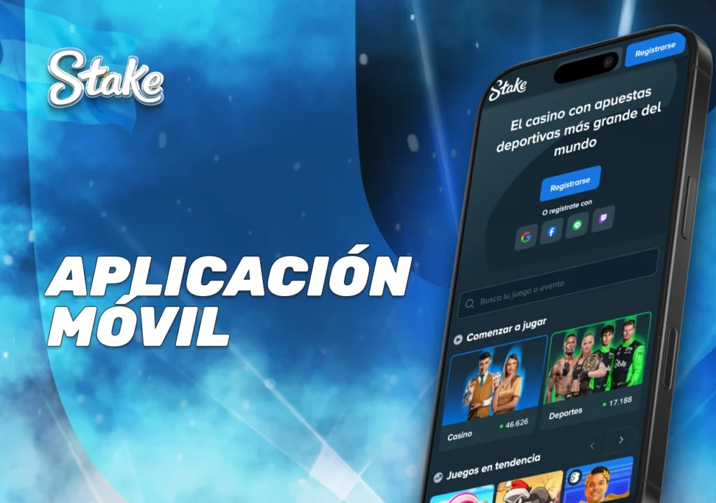 Application mobile Stake casino