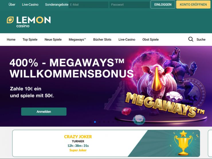 Lemon Casino Főoldal
