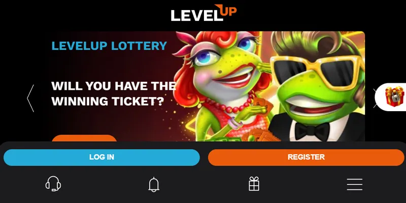 Level Up Casino Interface on Desktop and Mobile